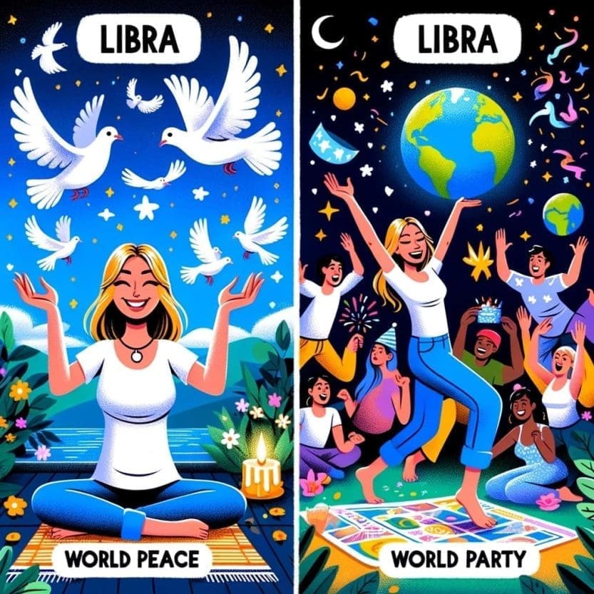 Libra’s Ultimate Dream: World Peace or World Party