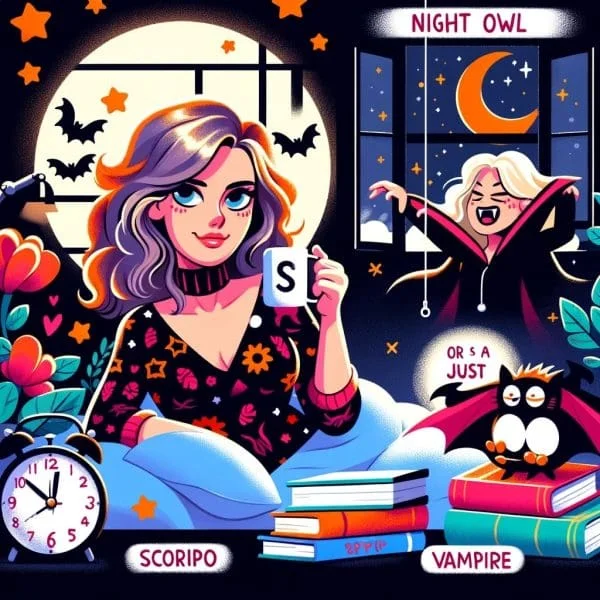 Scorpio’s Sleep Habits: Night Owl or Just a Vampire?
