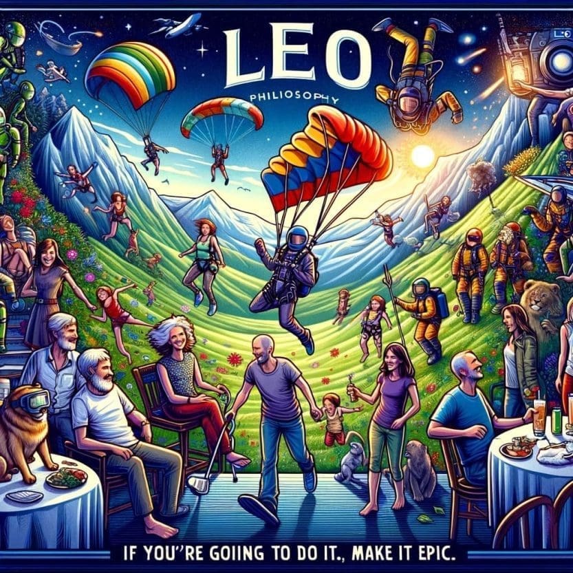 The Leo Philosophy: If You’re Going to Do It, Make It Epic