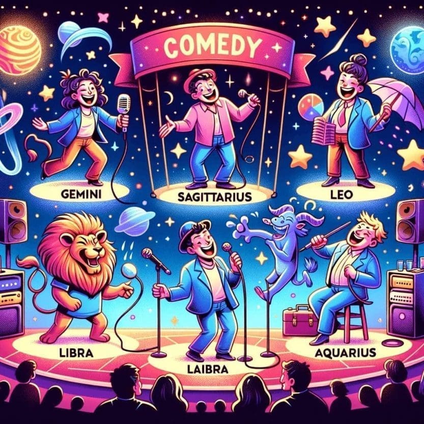 The Zodiac’s Stand-Up Comedians: Unveiling the 6 Funniest Signs