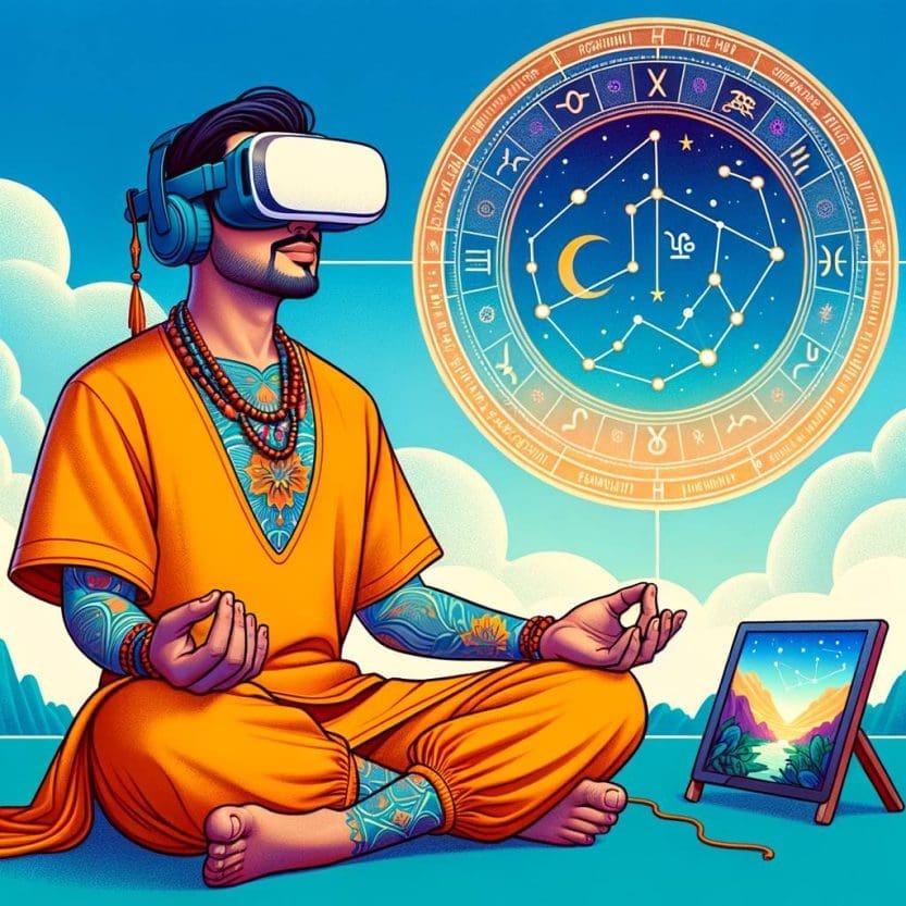 12th House and Virtual Reality Meditation: Inner Peace in a Digital World