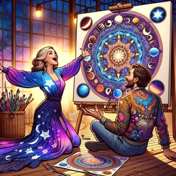 9th House and Cosmic Mandala Workshops: Spiritual Art