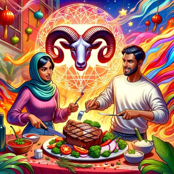 Aries and Food: Culinary Preferences of the Ram
