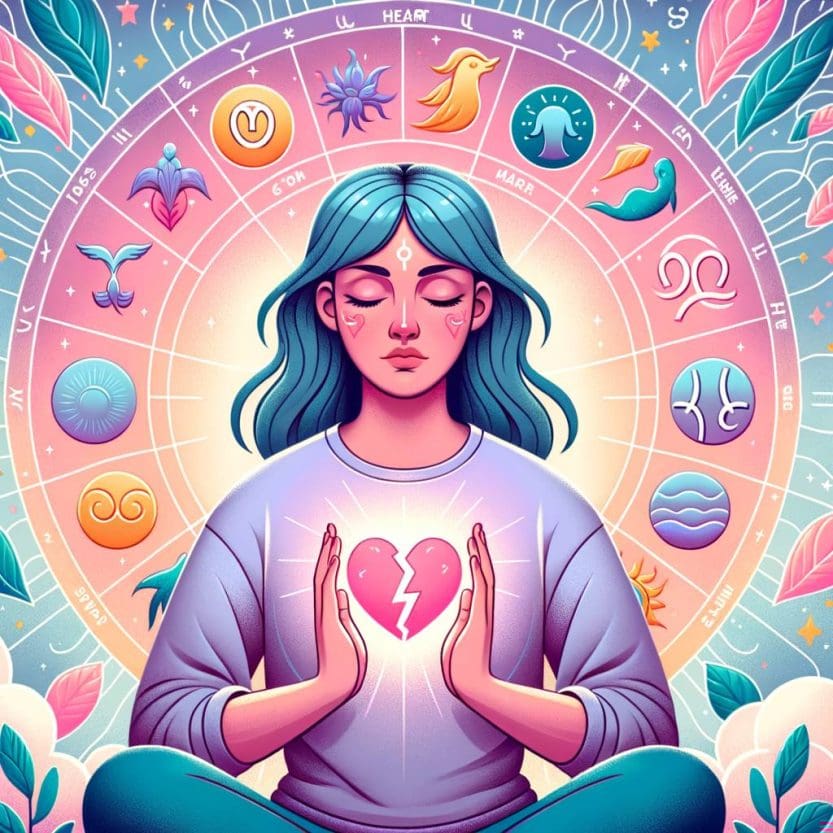 Astrology and Heartbreak Healing Through the Power of Affirmations