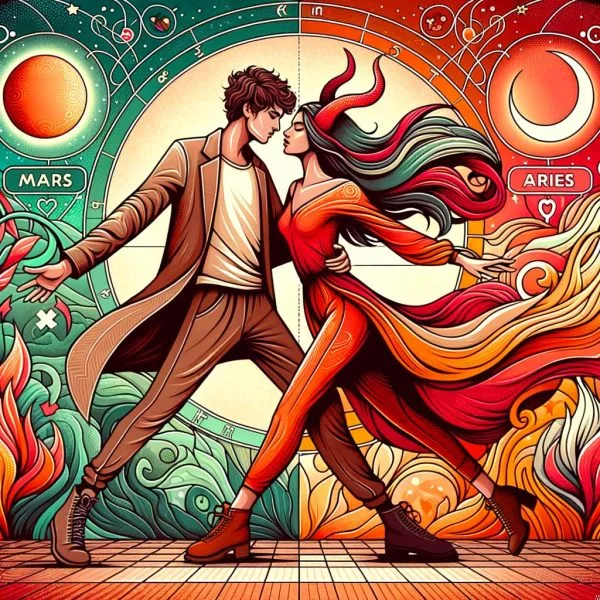 Fiery Love Sparks: Mars in Taurus and Moon in Aries Compatibility