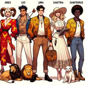 Trendsetters and Fashion Icons: Top 5 Zodiac Signs