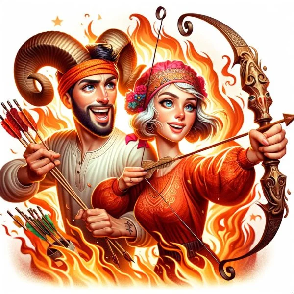 Aries and Sagittarius Hands: A Fiery Love Match?