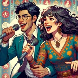 Astro-Date Night Karaoke: Singing Your Heart Out with Zodiac Anthems