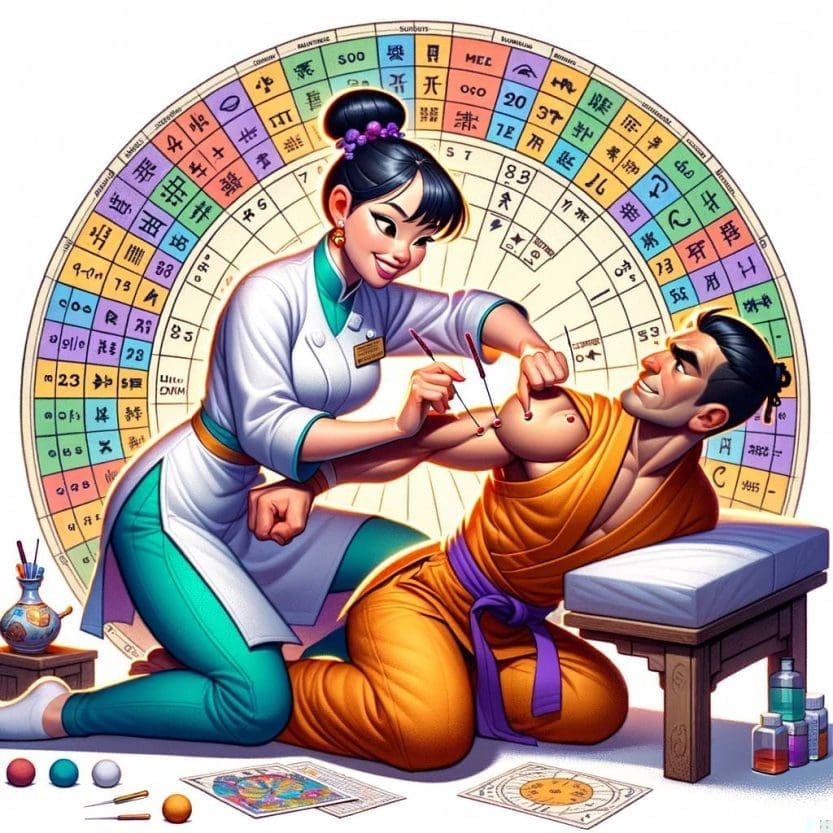 Astrological Aspects and Acupuncture: A Celestial Synergy