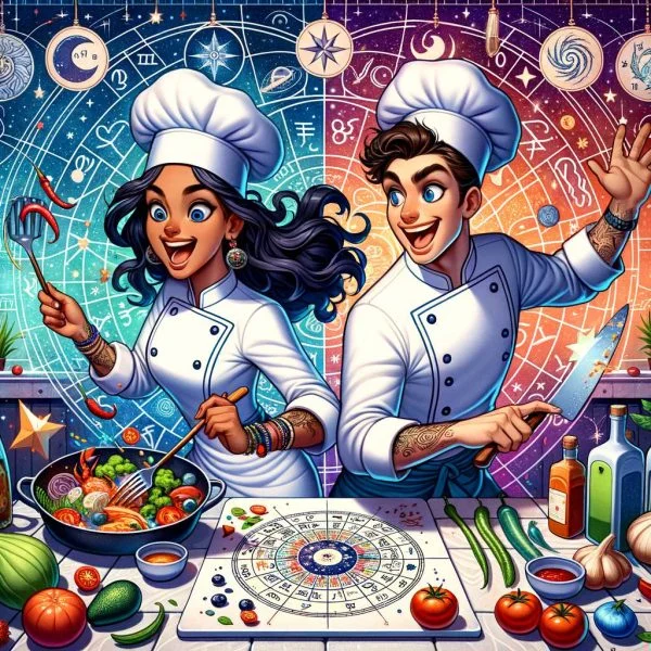 Celestial Cooking Contests: Astrologers Competing for Culinary Glory