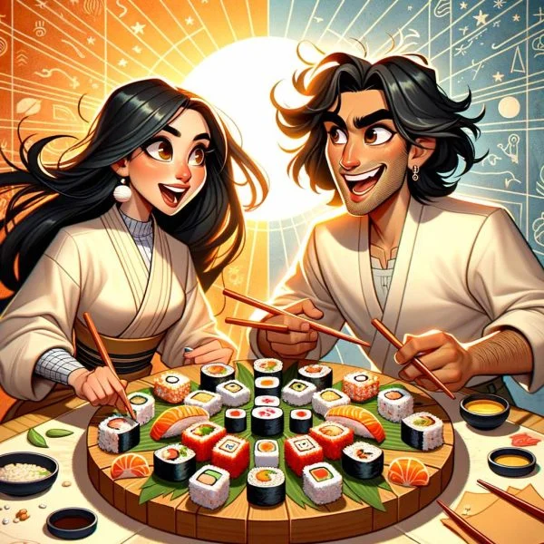 Celestial Sushi Creations: Crafting Colorful Rolls for Your Zodiac Sign