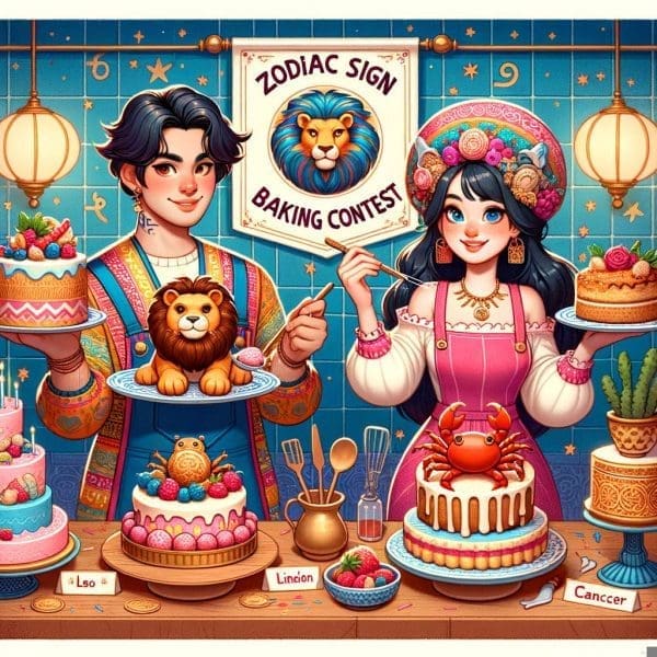 Zodiac Sign Baking Contests: Competitive Dessert Challenges by Sign
