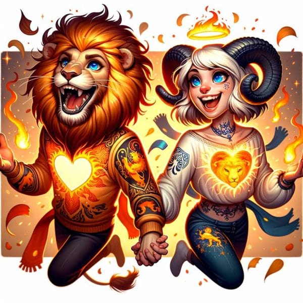 A Royal Romance: Leo and Aries Love Compatibility Unveiled