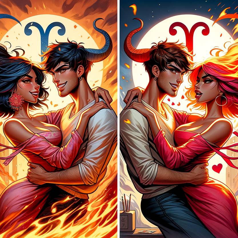 Aries and Aries Love Match: Igniting the Flames of Passion