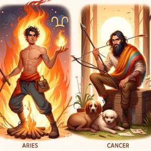 Aries and Cancer Love Match: Building Emotional Security Together