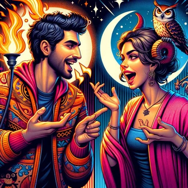 Aries and Gemini Love Match: Engaging in Intellectual Banter
