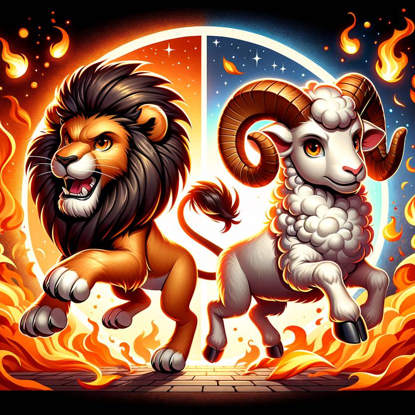 Aries and Leo Love Compatibility: Sustaining the Fire of Passion