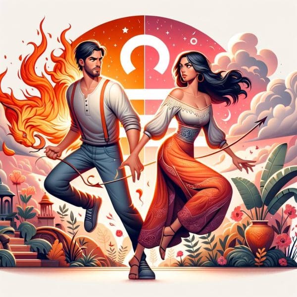 Aries and Libra Love Compatibility: Balancing Fire and Air