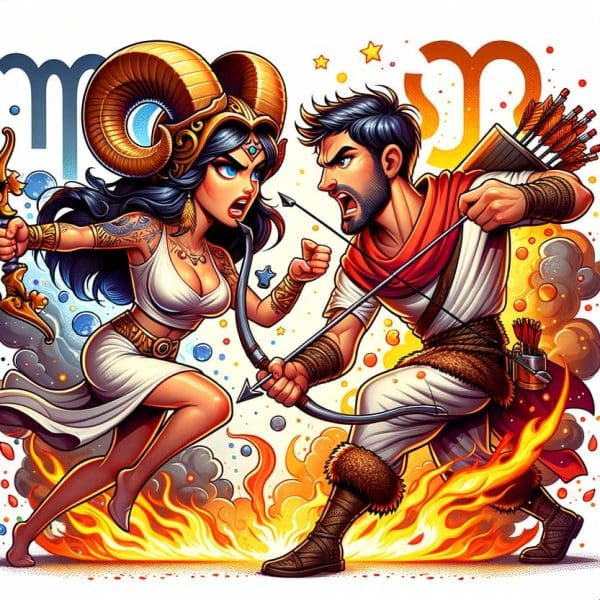 Aries and Sagittarius Love Compatibility: Embracing Fire and Passion