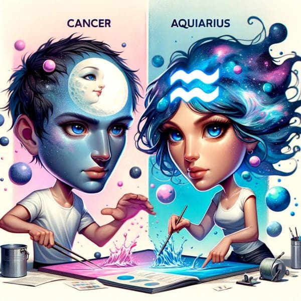 Cancer and Aquarius Love Compatibility: Bridging Emotional and Intellectual Worlds