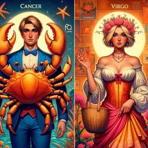 Cancer and Virgo Love Compatibility: Nurturing Love through Practical Means