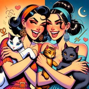 Cat Lovers Galore: Top 4 Zodiac Signs Women with a Passion for Feline Friends