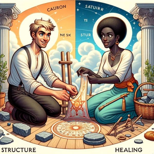 Chiron Conjunct Saturn: Structure and Discipline in the Healing Process