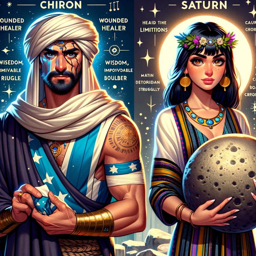 Chiron Square Saturn: Confronting Limitations in the Healing Journey
