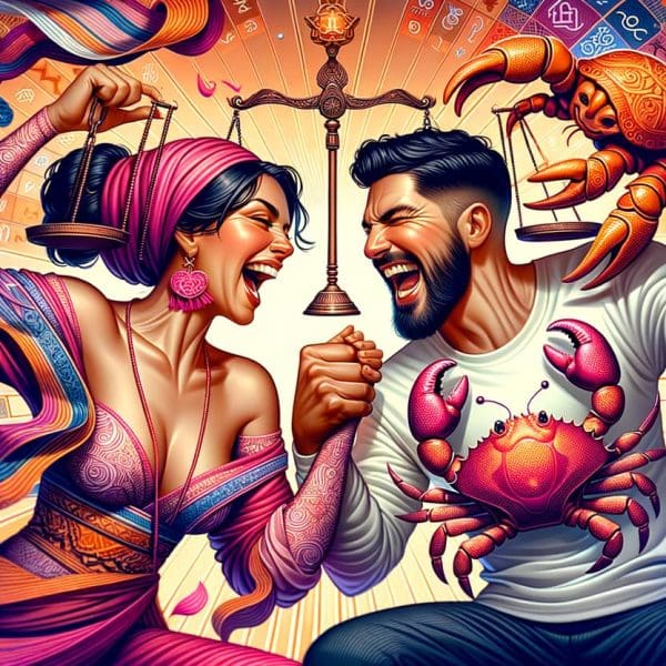 Emotional Bonding: Libra and Cancer Love Compatibility