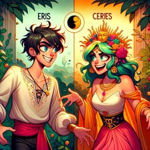 Eris Sextile Ceres: Nurturing Harmony and Growth