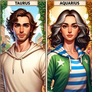 Exploring Taurus and Aquarius Love Compatibility: Grounding Airy Energies