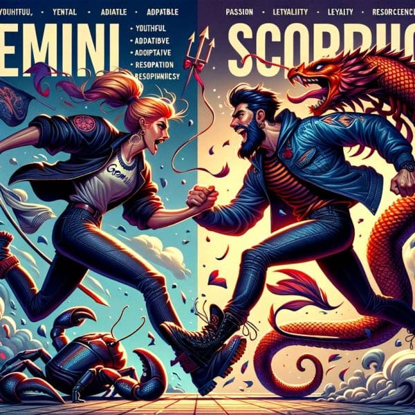 Gemini and Scorpio Love Compatibility: A Rollercoaster Romance?