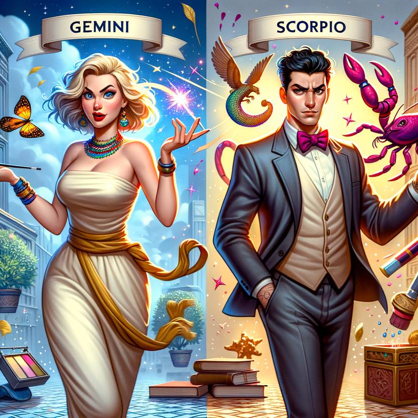 Gemini and Scorpio Love Compatibility: Exploring Contrasting Personalities