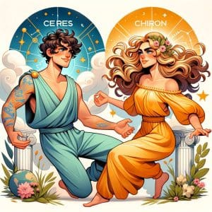 Healing and Nurturing: Ceres Opposition Chiron Aspect in Astrology