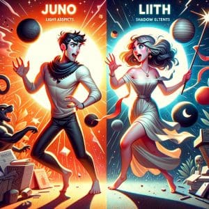 Juno Trine Lilith: Integration of Shadow Aspects in Relationships