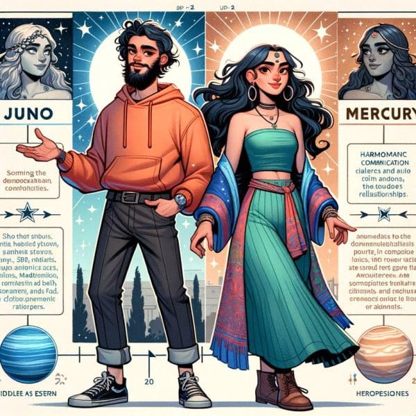 Juno Trine Mercury: Smooth Communication Flow in Relationships
