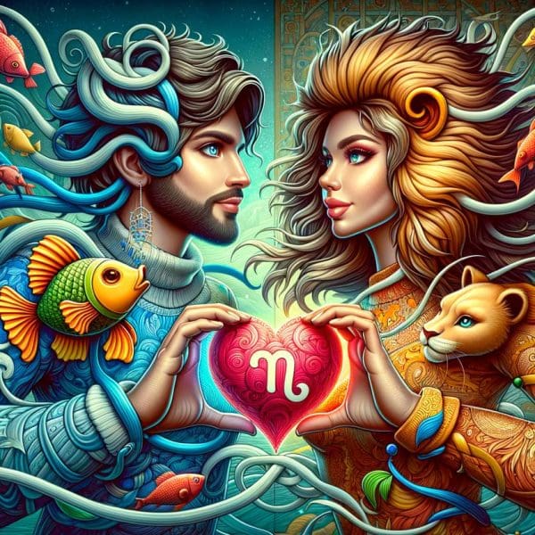 Pisces Dreamer Meets Leo Leader: Love Compatibility Explored