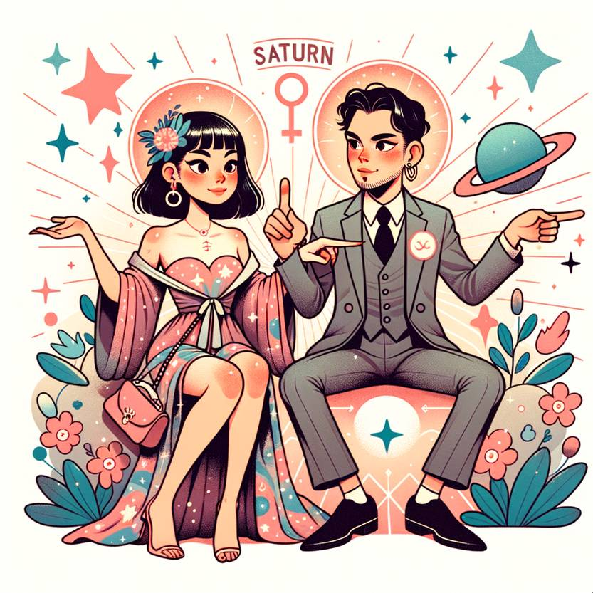 Saturn Opposite Saturn in Synastry: Navigating Shared Responsibilities in Relationships