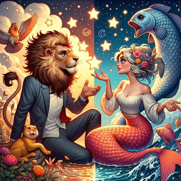 Starry-eyed Romance: Leo and Pisces Love Compatibility Explored