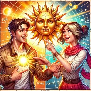 Sun Trine Jupiter Synastry: Harmony and Growth in Relationships