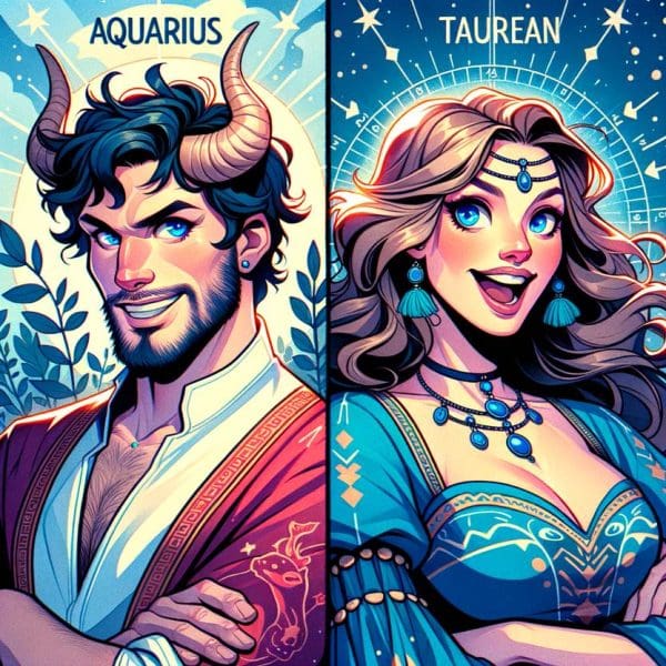 Sun in Aquarius, Moon in Taurus Compatibility: Stability and Sensuality in Relationships