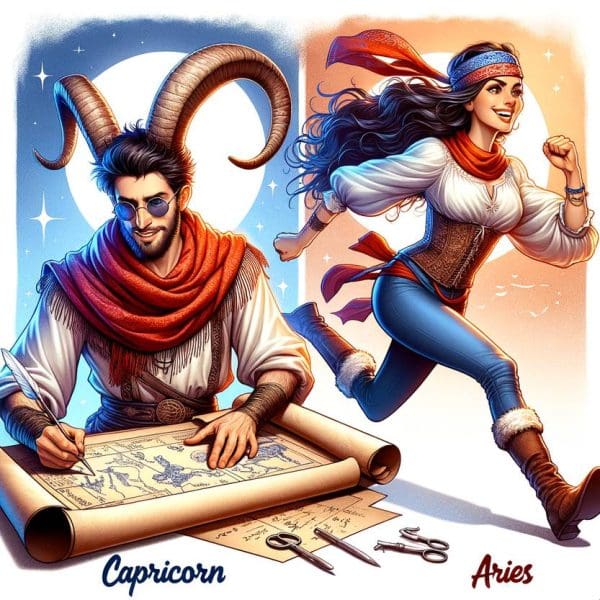 Sun in Capricorn, Moon in Aries Compatibility: Ambition and Initiative in Relationships