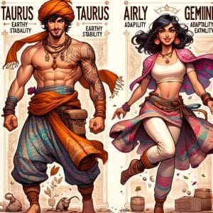 Taurus and Gemini Love Matches: Finding Common Ground