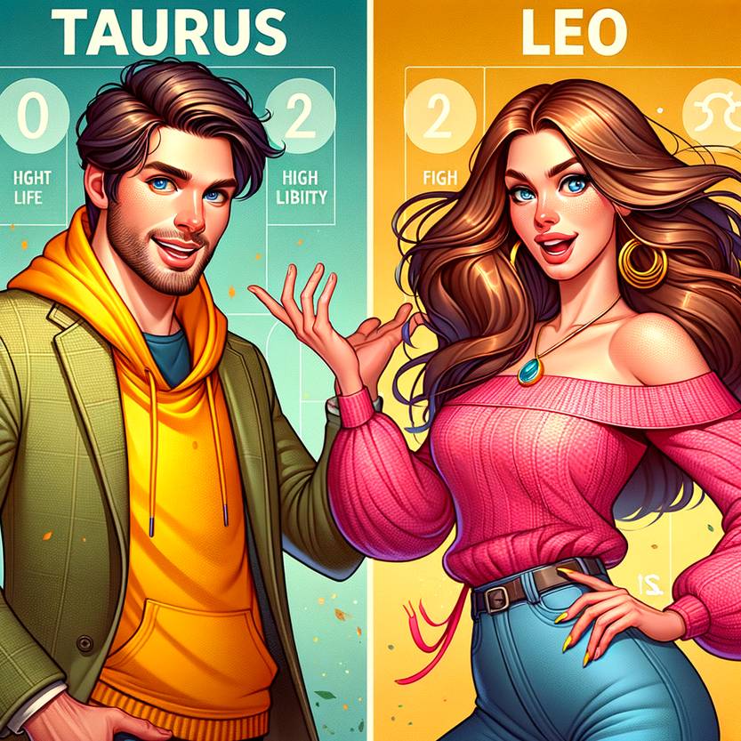 Taurus and Leo Love Matches: Nurturing the Flame