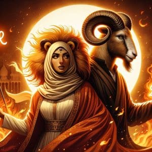 The Fire and the Ram: Leo and Aries Love Compatibility