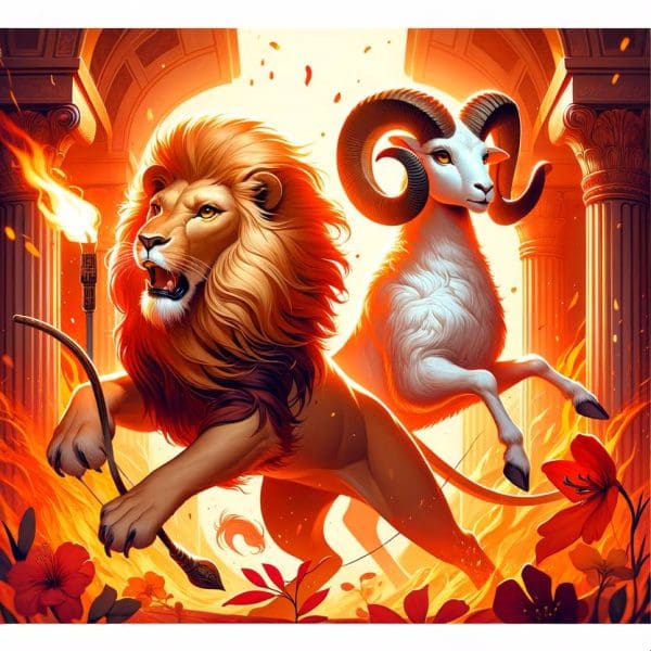 The Lion and the Ram: Leo and Aries Love Compatibility