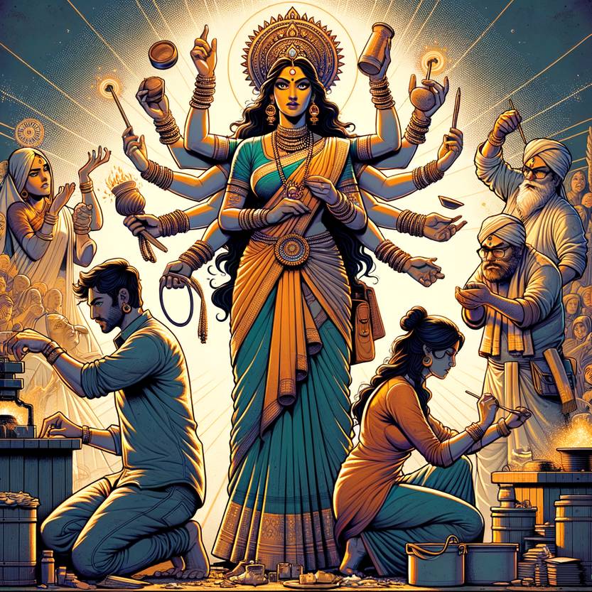 Unveiling Darkness: Maa Kaalratri Puja on Saptami of Navratri