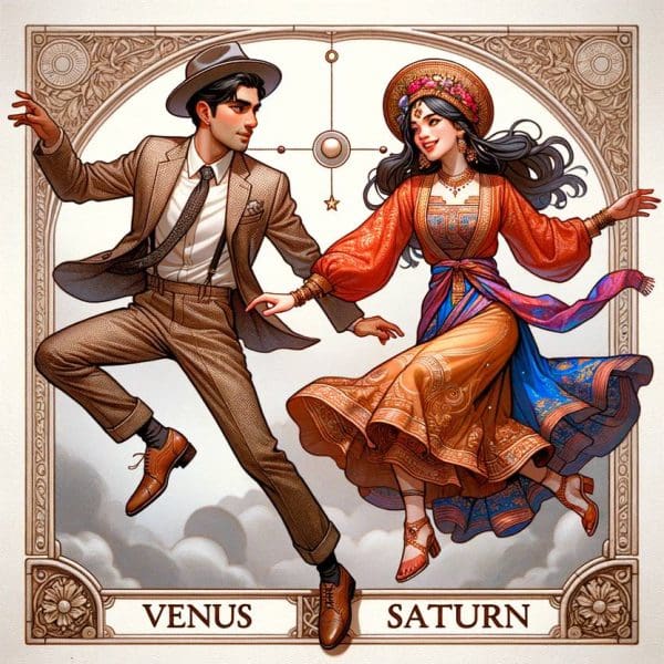 Venus Opposite Saturn: Lessons in Love and Commitment
