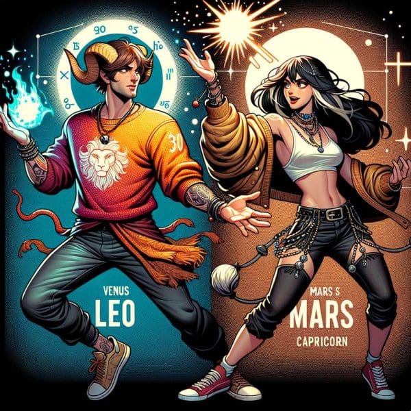 Venus in Leo, Mars in Capricorn Compatibility: Balancing Confidence and Discipline