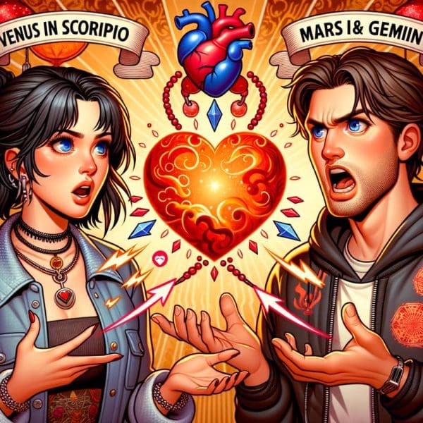 Venus in Scorpio, Mars in Gemini Compatibility: Intense Emotional Connection with Communication